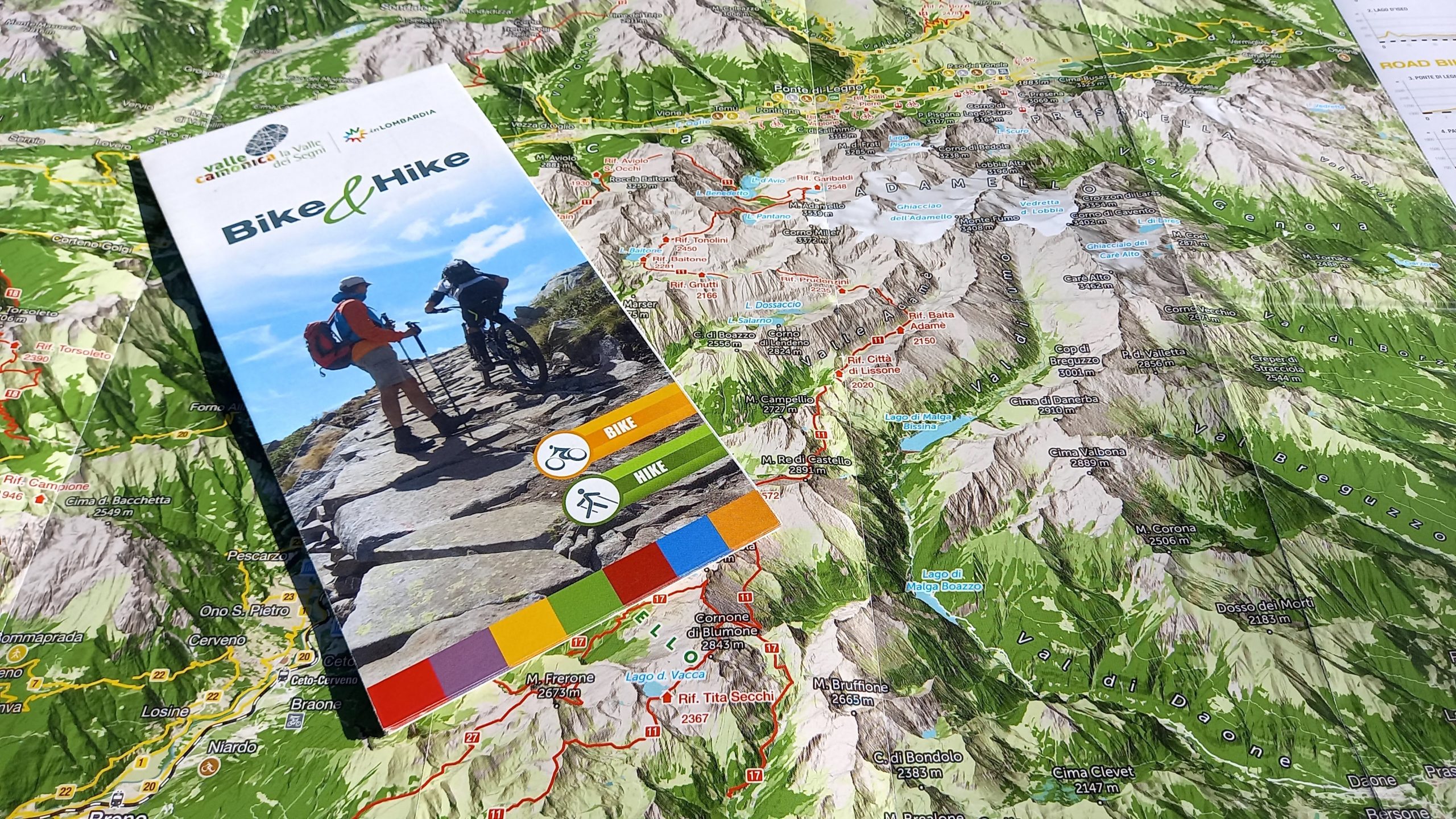 DMO Turismo Valle Camonica - Mappa panoramica della Valle Camonica