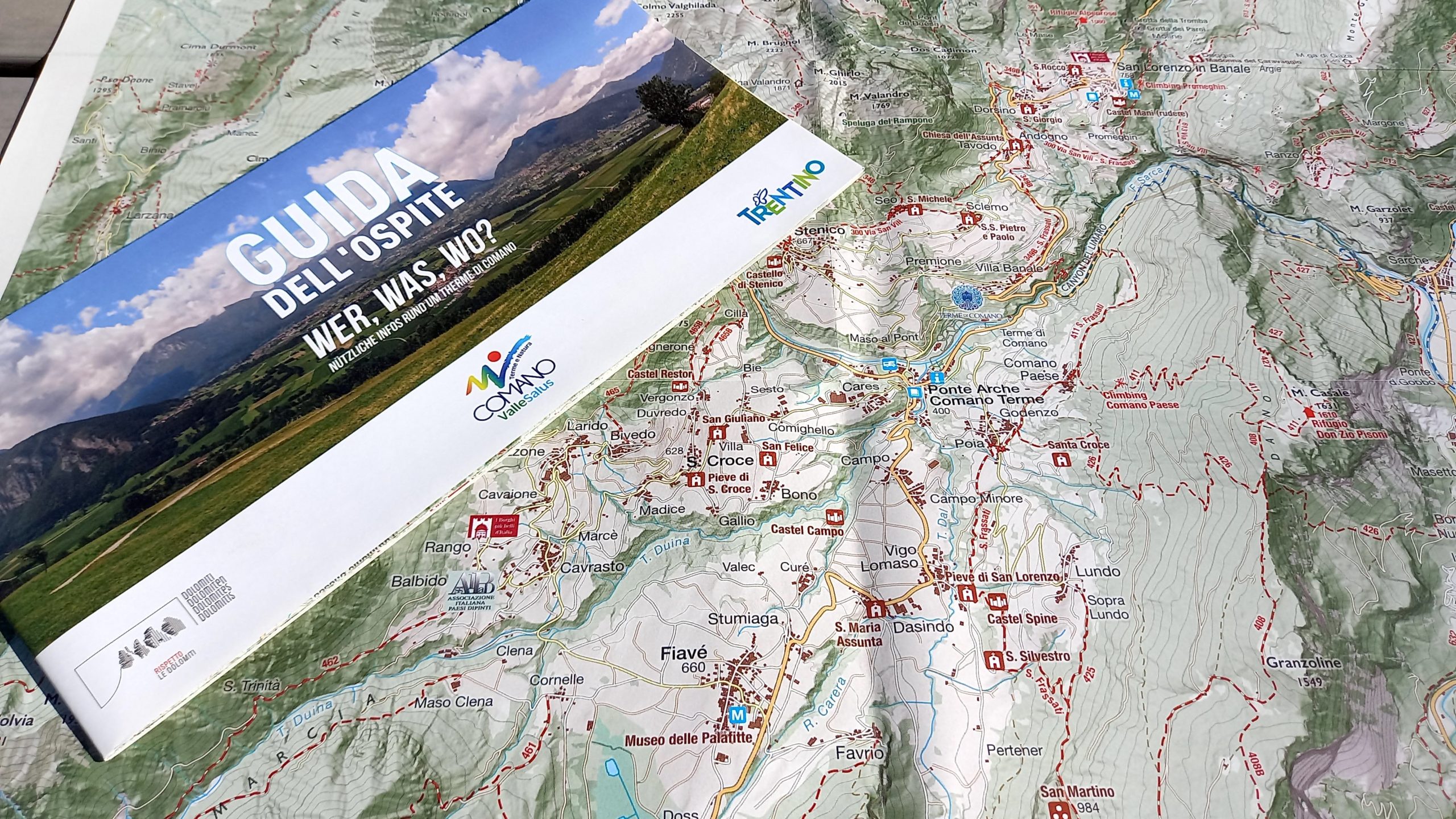 Azienda per il Turismo Terme di Comano Dolomiti di Brenta - Mappa del territorio